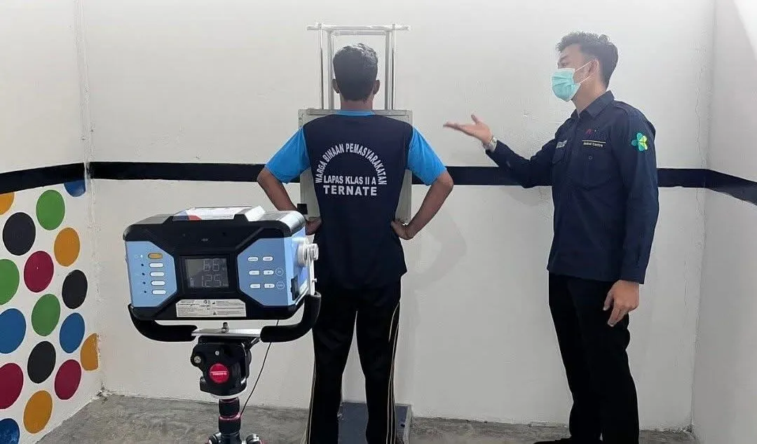 Lapas Ternate Gelar Skrining TBC Melalui Skrining Rontgen Dada