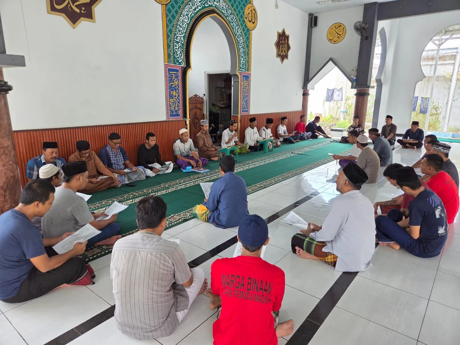 Lapas Pemuda Madiun Gelar Yasinan dan Pengajian Rutin, Perkuat Pembinaan Rohani Warga Binaan