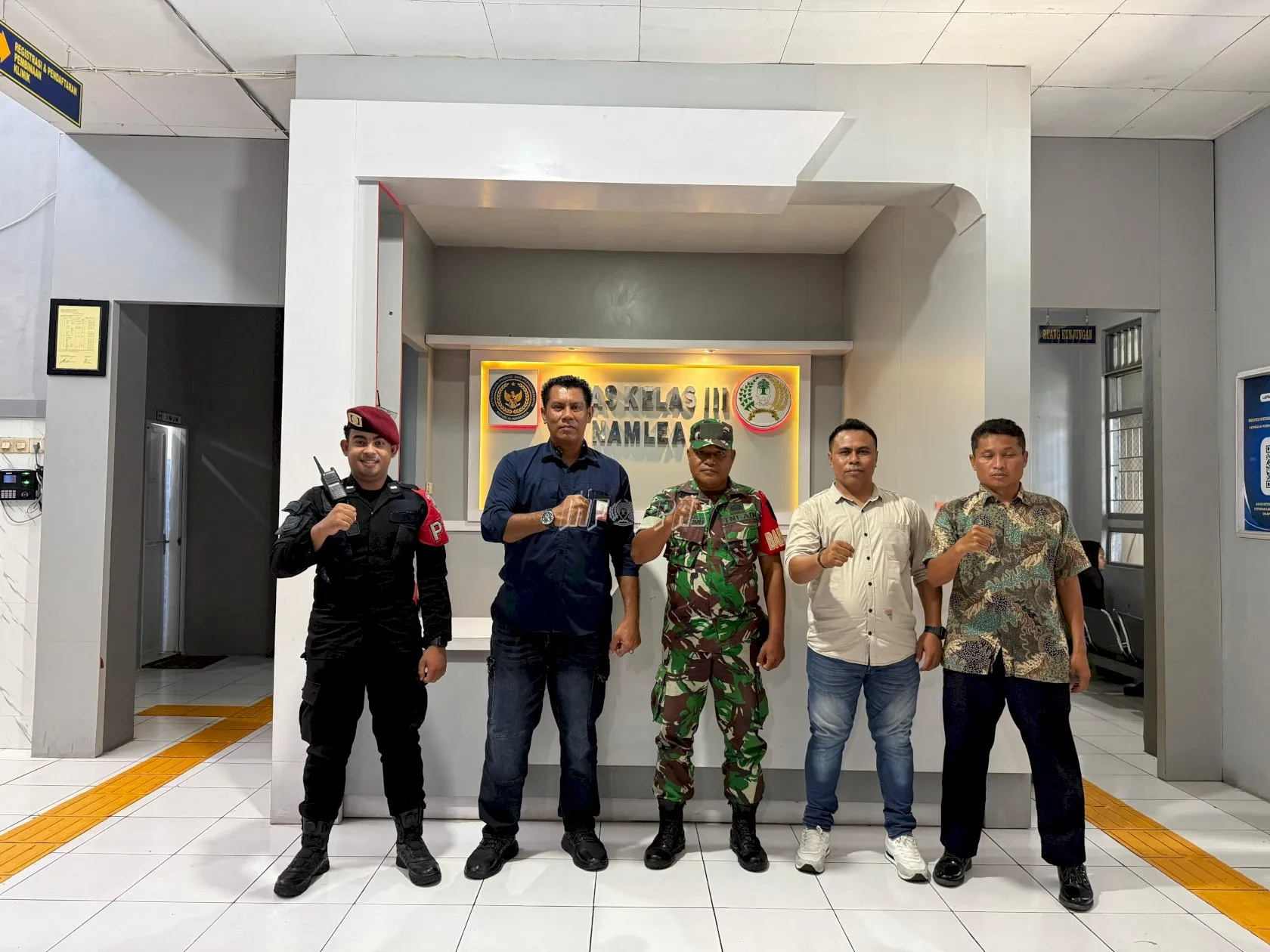 Lapas Namlea Gerak Cepat! Koordinasi dengan TNI untuk Keamanan Nataru 2025