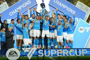 Napoli Juara Piala Super Italia 2025 Usai Kalahkan Bologna 2-0