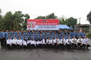 Gerimis Tak Surutkan Semangat, Lapas Cibinong Gelar Upacara Peringatan Hari Bela Negara ke-77 Tahun 2025 Dengan Khidmat