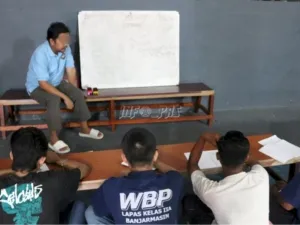 Lapas Banjarmasin Hidupkan Pendidikan: Kelas Kejar Paket B Banjir Peminat, Materi Eksponensial Jadi Sorotan