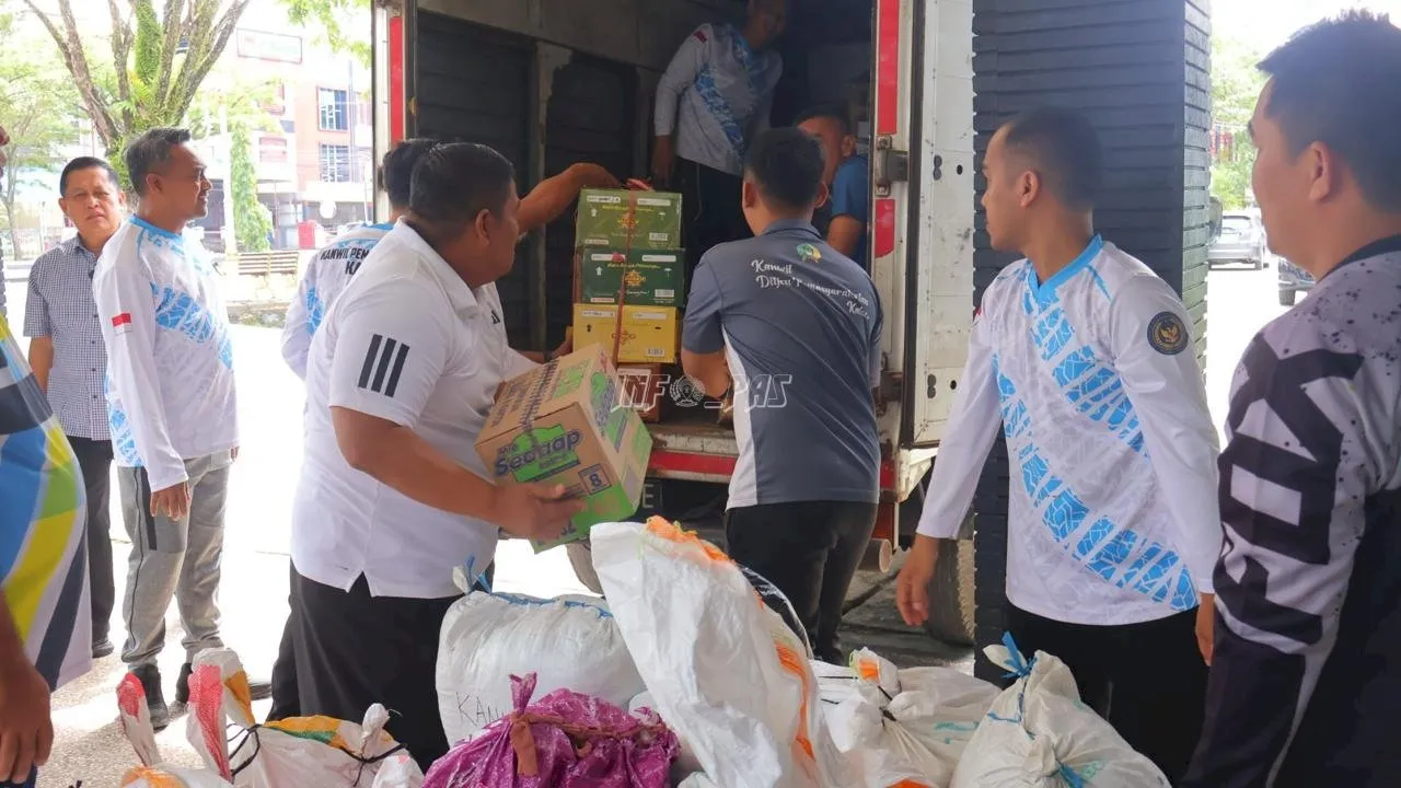 Kanwil Ditjenpas Kalsel Kirim Bantuan Besar untuk Aceh: Bukti Soliditas Pemasyarakatan di Tengah Bencana!