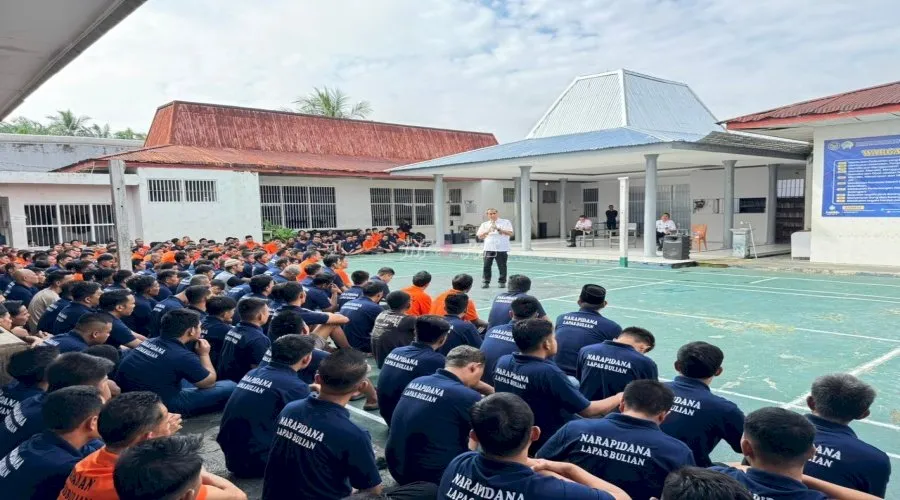 Kalapas Muara Bulian Minta Warga Binaan Jaga Kamtib dan Imbau Penggunaan BRIZZI