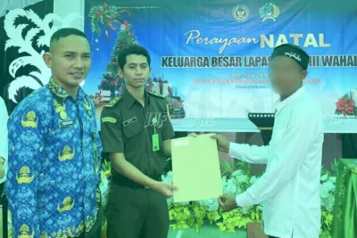 1 Warga Binaan Hirup Udara Bebas (Dok. Istimewa) 