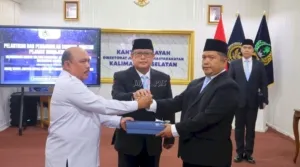 Kakanwil Ditjenpas Kalsel Lantik Kalapas Amuntai Baru, Tegaskan Integritas dan Keamanan Lapas