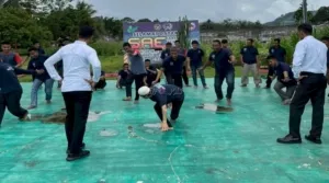 Lestarikan Budaya Minangkabau, Warga Binaan Lapas Dharmasraya Latihan Randai Bersama Petugas