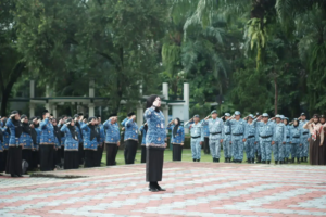 Pemkot Depok Gelar Upacara Peringatan Hari Ibu ke-97 dan Hari Bela Negara ke-77, Seluruh Petugas Perempuan