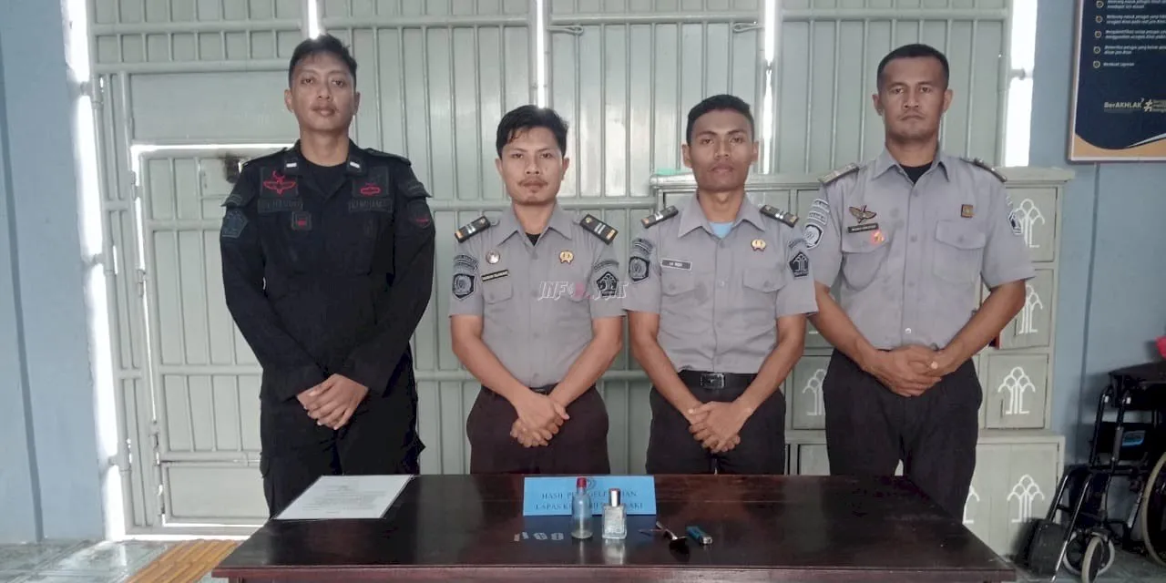 Pastikan Bebas Halinar, Lapas Saumlaki Lakukan Penyisiran Blok Hunian (Dok. Istimewa)