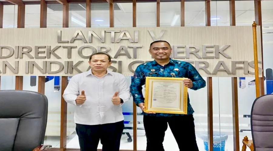 Bapas Tanjungpandan Terima Sertifikat Hak Cipta Maskot “Si Landuk” dari DJKI (Dok. Istimewa)