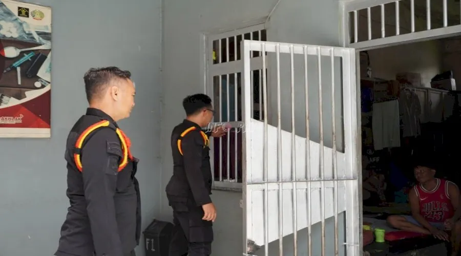 Jelang Nataru, Lapas Narkotika Karang Intan Intensifkan Kontrol Keliling untuk Perkuat Keamanan
