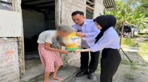 Bapas Tanjungpandan Salurkan Sembako sebagai Wujud Kepedulian Sosial kepada Masyarakat Sekitar (Dok. Istimewa)