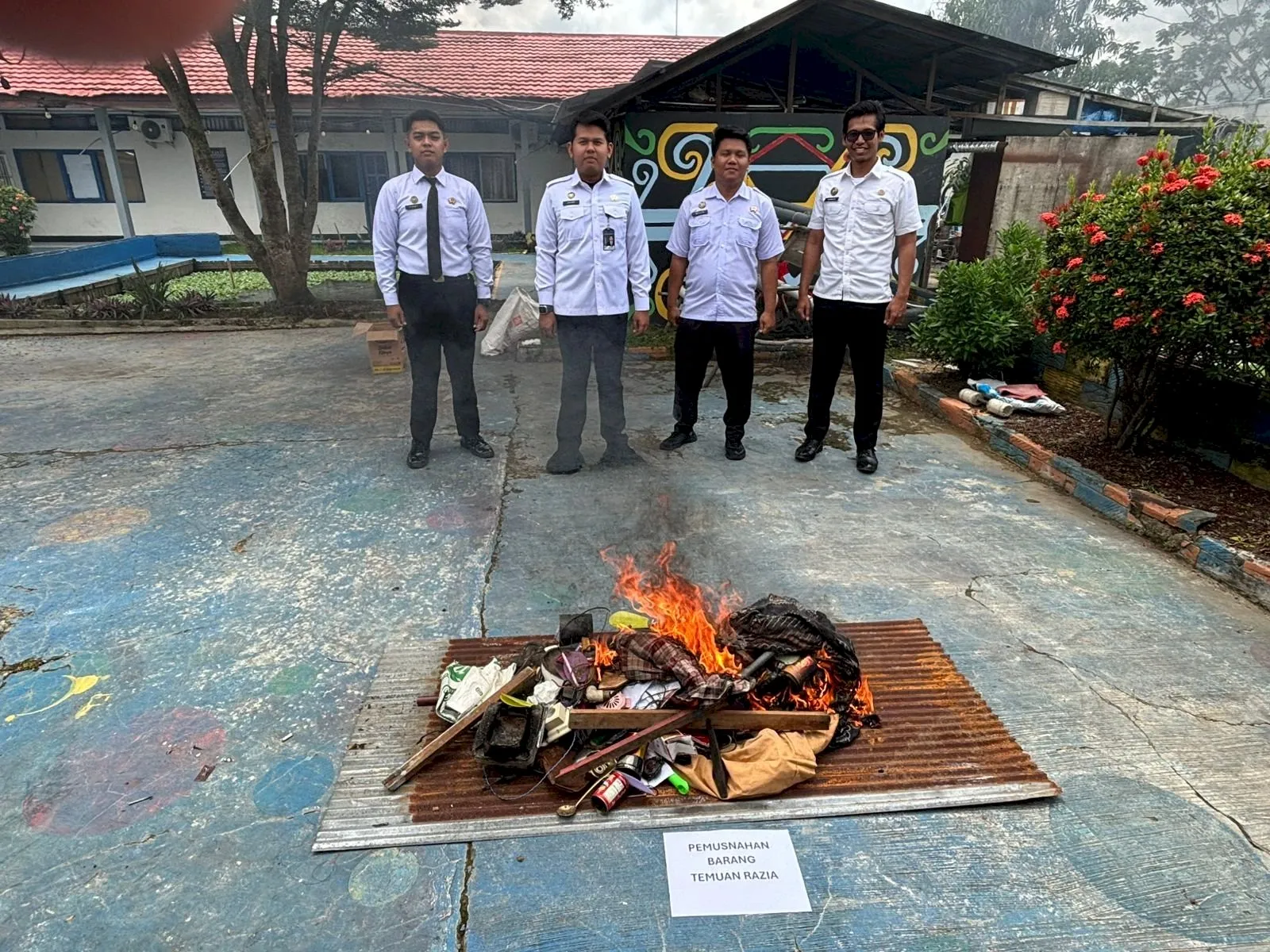 Rutan Marabahan Musnahkan Barang Terlarang, Tegaskan Komitmen Berantas Halinar (Dok. Istimewa)