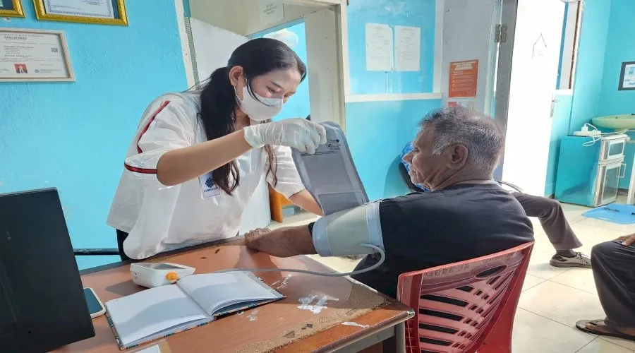 Lapas Tual Gelar Layanan Posyandu Berkala, Wujudkan Lansia Sehat (Dok. Istimewa)