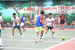 Pegawai dan Warga Binaan Lapas I Madiun Gelar Futsal, Perkuat Hubungan Humanis