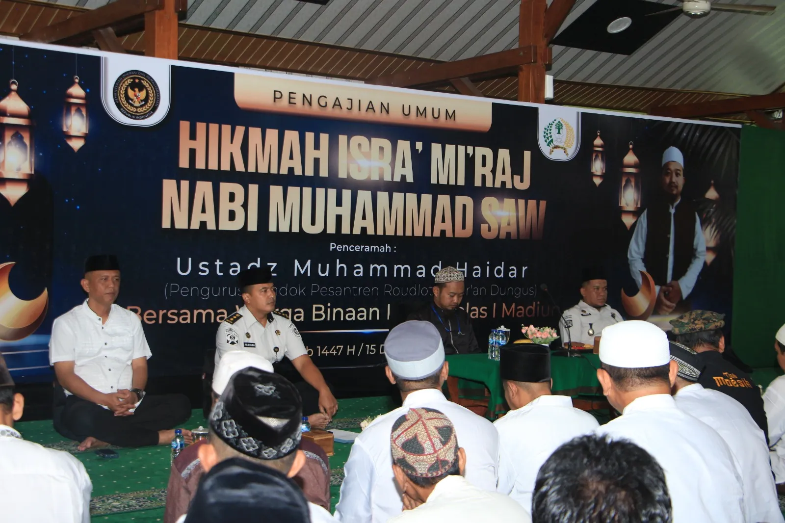 Suasana Penuh Hikmah, Lapas I Madiun Gelar Peringatan Isra’ Mi’raj Nabi Muhammad SAW