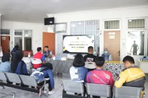 Komitmen Bersih dari Narkoba, Lapas Cibinong Gelar Tes Urine Menyeluruh Pegawai dan Warga Binaan