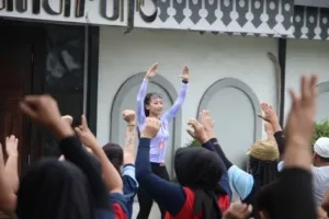 Sehat Jasmani Seimbang Rohani, Lapas Kelas I Madiun Rutin Laksanakan Senam Pagi