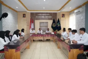 Perkuat Tata Kelola SDM, Kalapas Narkotika Karang Intan Beri Arahan Peserta Magang