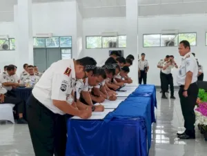 Kanwil Ditjenpas Jateng Satukan Tekad Tingkatkan Kinerja Pemasyarakatan Tahun 2026