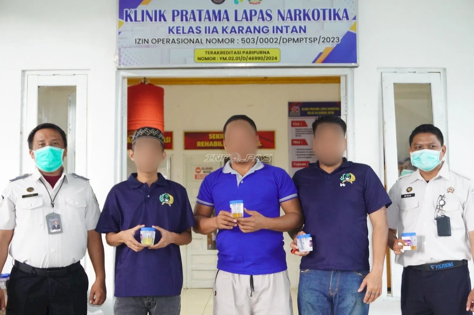 Zero Tolerance Narkoba, Lapas Narkotika Karang Intan Gelar Tes Urine Mendadak