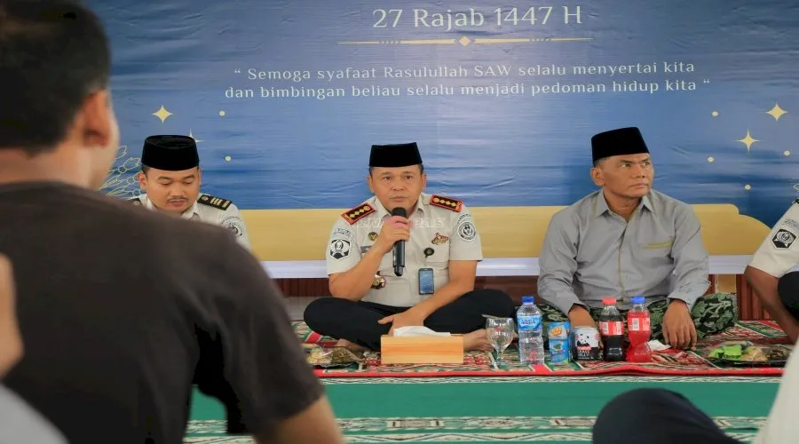 Lapas Pemuda Madiun Peringati Isra Mikraj Nabi Muhammad saw. dengan Ceramah