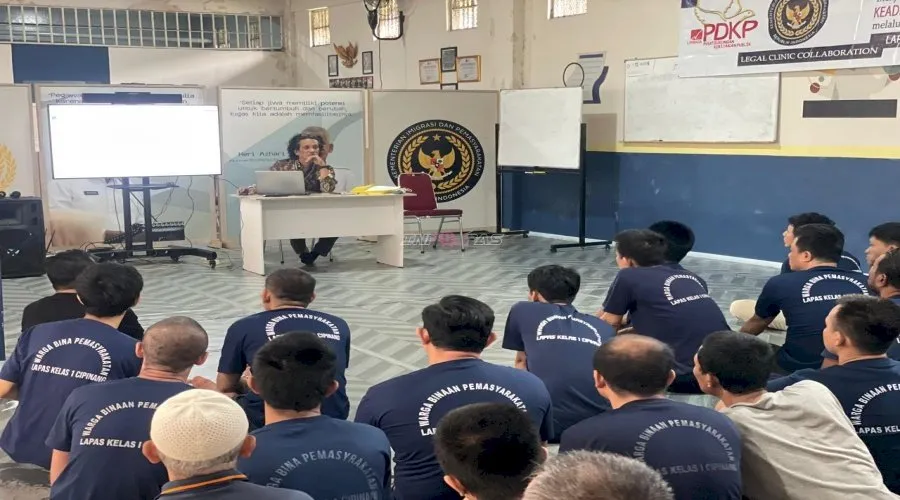 Lapas Kelas I Cipinang Perkuat Akses Keadilan melalui Penyuluhan Hukum Peninjauan Kembali Bersama PDKP