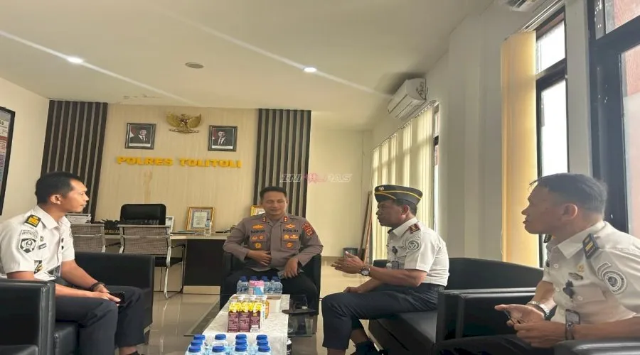 Perkuat Keamanan, Lapas Tolitoli Lakukan Koordinasi Strategis dengan Polres Tolitoli