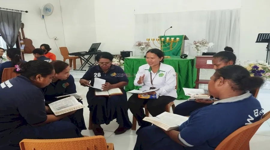 Warga Binaan Kristen LPP Manokwari Jalani Pembinaan Rohani bersama Kemenag Kab. Manokwari