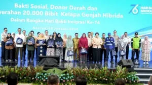 Pemasyarakatan Tingkatkan Sinergi dan Kepedulian Sosial pada Rangkaian Hari Bakti Imigrasi Ke-76