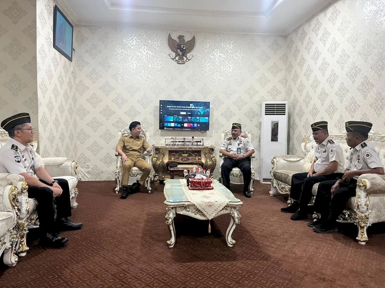 Perkuat Kolaborasi, Kalapas Tahuna Sambangi Bupati Kepulauan Sangihe