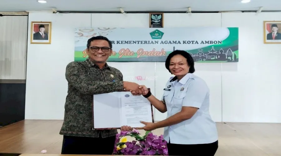 Bapas Ambon dan Kemenag Kota Ambon Perkuat Reintegrasi Sosial Lewat PKS Pembinaan Spiritual Warga Binaan