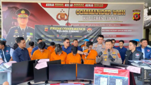 Polisi Bongkar Markas Customer Service Judi Online Jaringan Kamboja di Bandung Barat
