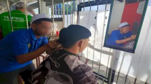 UMKM Pangkas Rambut Dorong Pembinaan Kemandirian Warga Binaan Rutan Rantau (Dok. Istimewa)