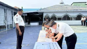 Rutan Kelas IIB Majene Tegaskan Komitmen Integritas Lewat Apel Bersama dan Deklarasi Janji Kinerja Pegawai (Dok. Istimewa)