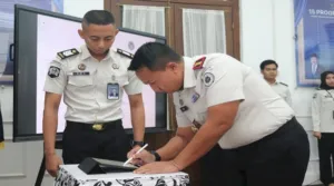 Kalapas Kelas I Tangerang Teguhkan Komitmen Kinerja 2026 melalui Penandatanganan Pakta Integritas (Dok. Istimewa)