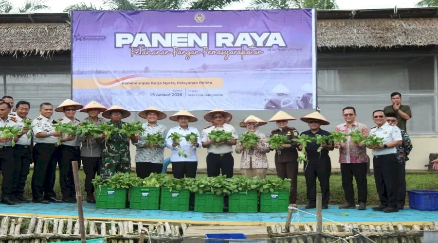 Lapas Banyuasin Jadi Pusat Panen Raya Serentak Pemasyarakatan Sumatra Selatan (Dok. Istimewa)