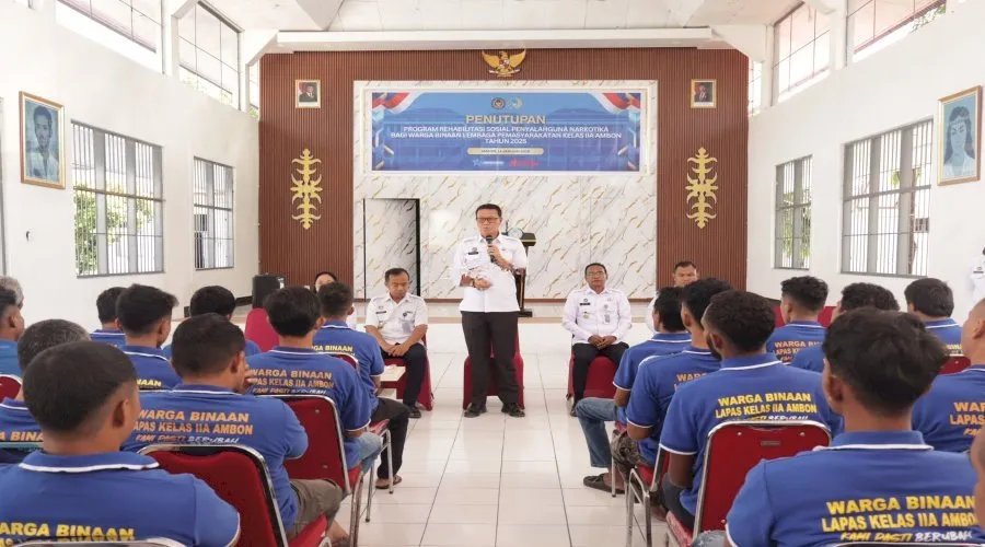 Lapas Ambon Tutup Program Rehabilitasi Sosial sebagai Langkah Strategis Pemulihan Warga Binaan Kasus Narkotika (Dok. Istimewa)