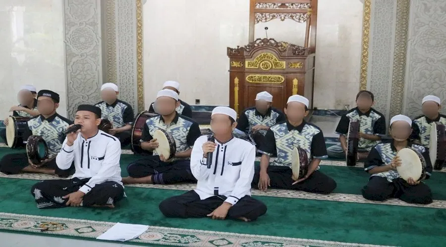 Lapas Cibinong Perkuat Pembinaan Rohani Melalui Latihan Seni Hadrah bagi Warga Binaan (Dok. Istimewa)