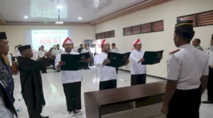 Tiga Napiter Lapas Magelang Teguhkan Komitmen NKRI melalui Ikrar Setia (Dok. Istimewa)