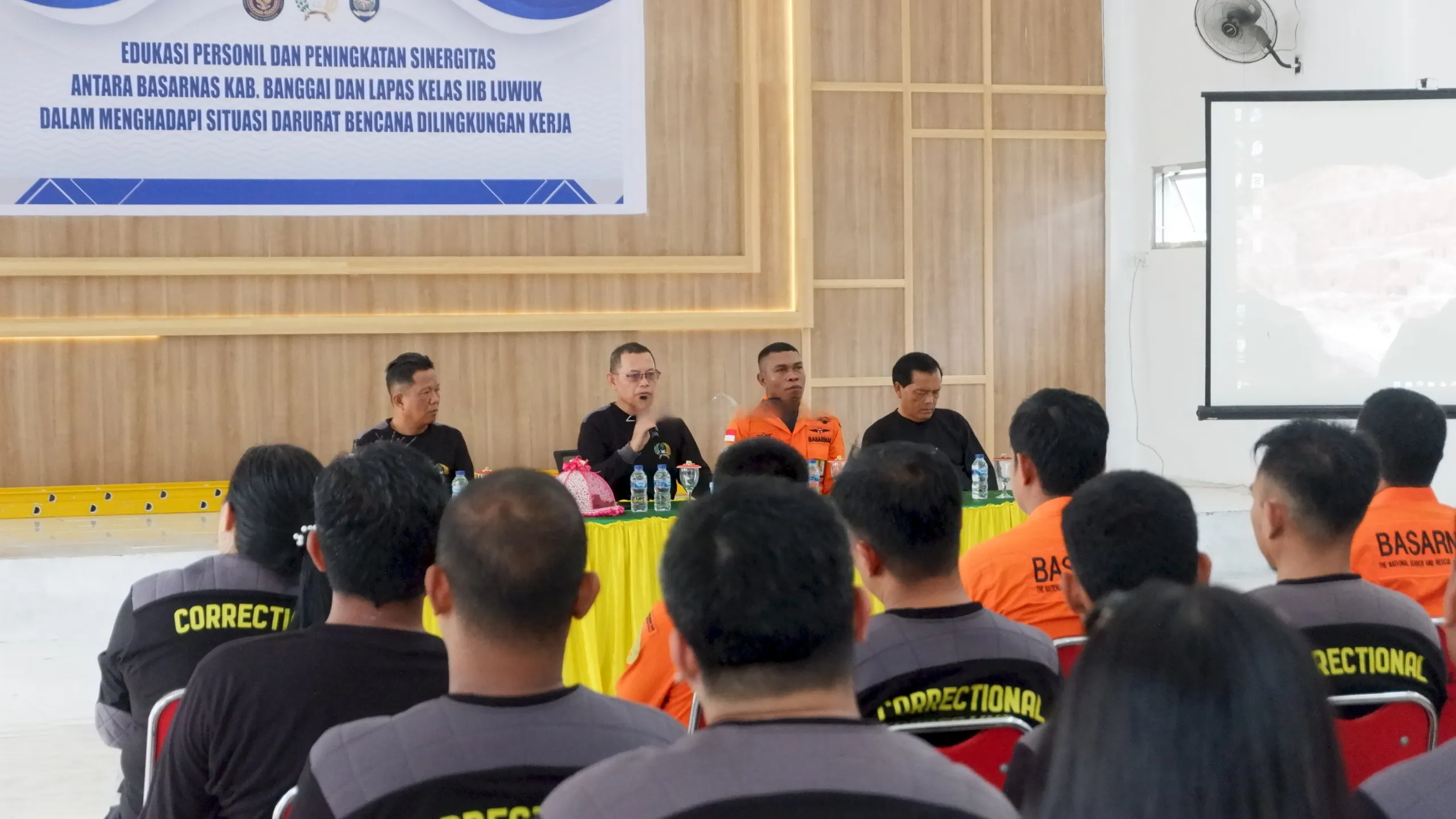 Lapas Kelas IIB Luwuk Perkuat Kesiapsiagaan Bencana melalui Edukasi dan Simulasi Bersama Basarnas Banggai (Dok. Istimew)