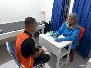 Lapas Wahai Perkuat Program Warna Benar Lewat Tes Urine Mendadak Tahanan Baru (Dok. Istimewa)
