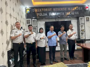 Kanwil Ditjenpas Sulsel dan Ditresnarkoba Polda Sulsel Perkuat Sinergi Strategis Cegah Peredaran Narkoba (Dok. Istimewa)