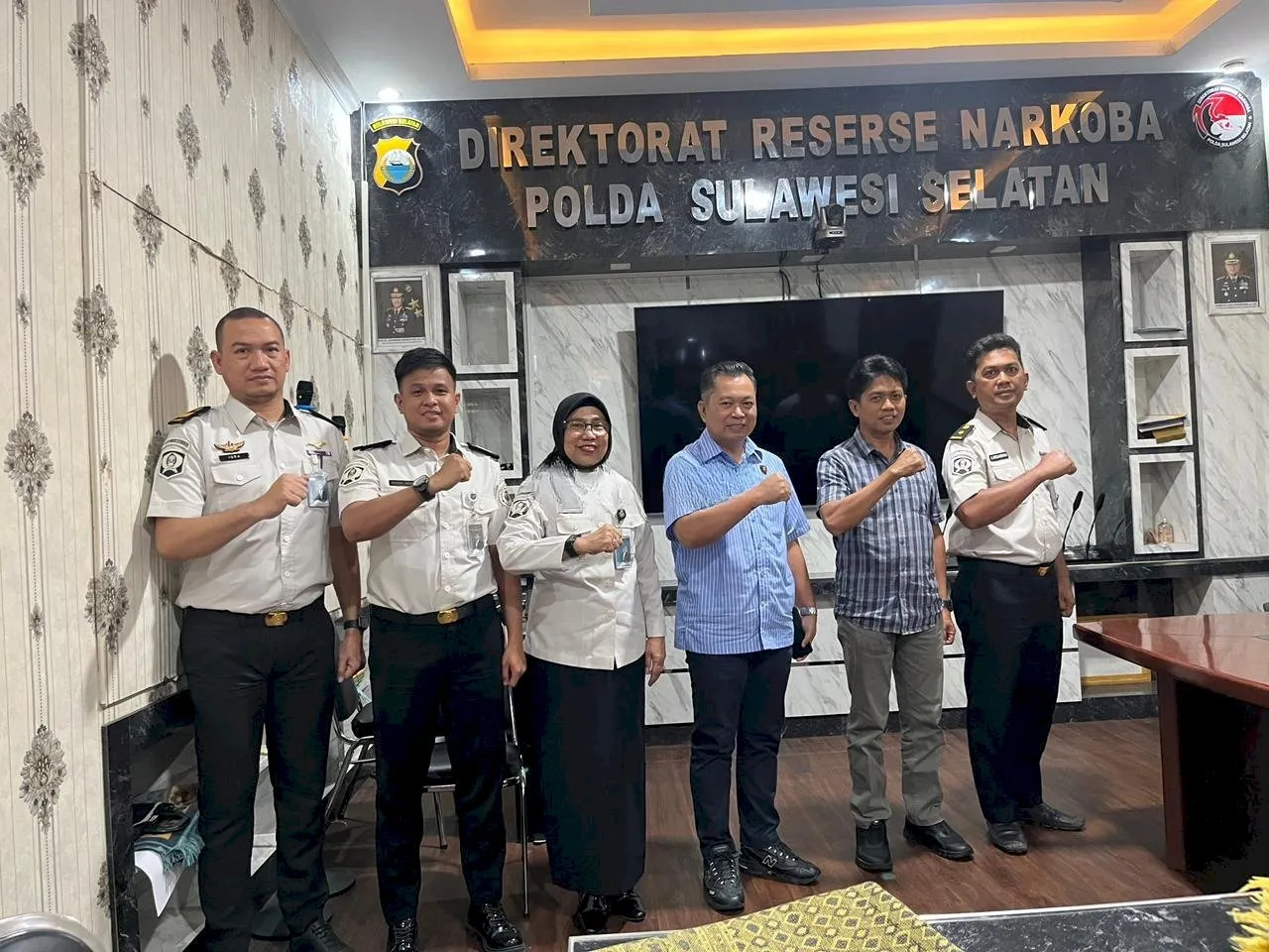 Kanwil Ditjenpas Sulsel dan Ditresnarkoba Polda Sulsel Perkuat Sinergi Strategis Cegah Peredaran Narkoba (Dok. Istimewa)