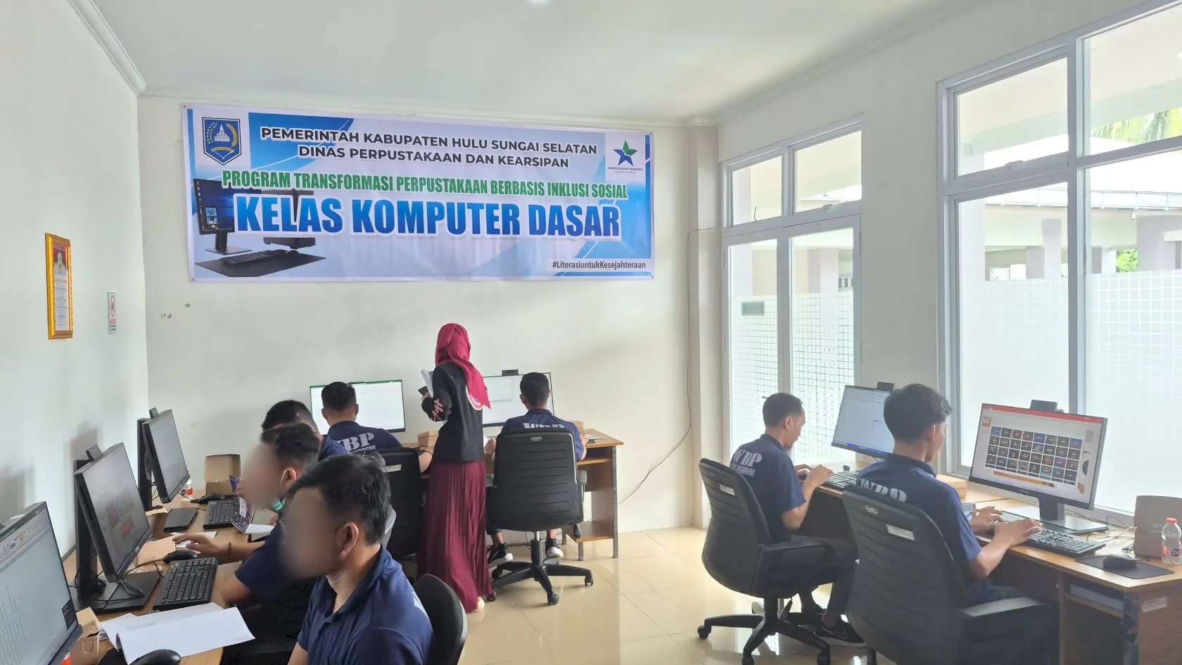 Rutan Kandangan Bersama Dispersip HSS Perkuat Literasi Digital Warga Binaan melalui Kelas Komputer Dasar Berkelanjutan (Dok. Istimewa)