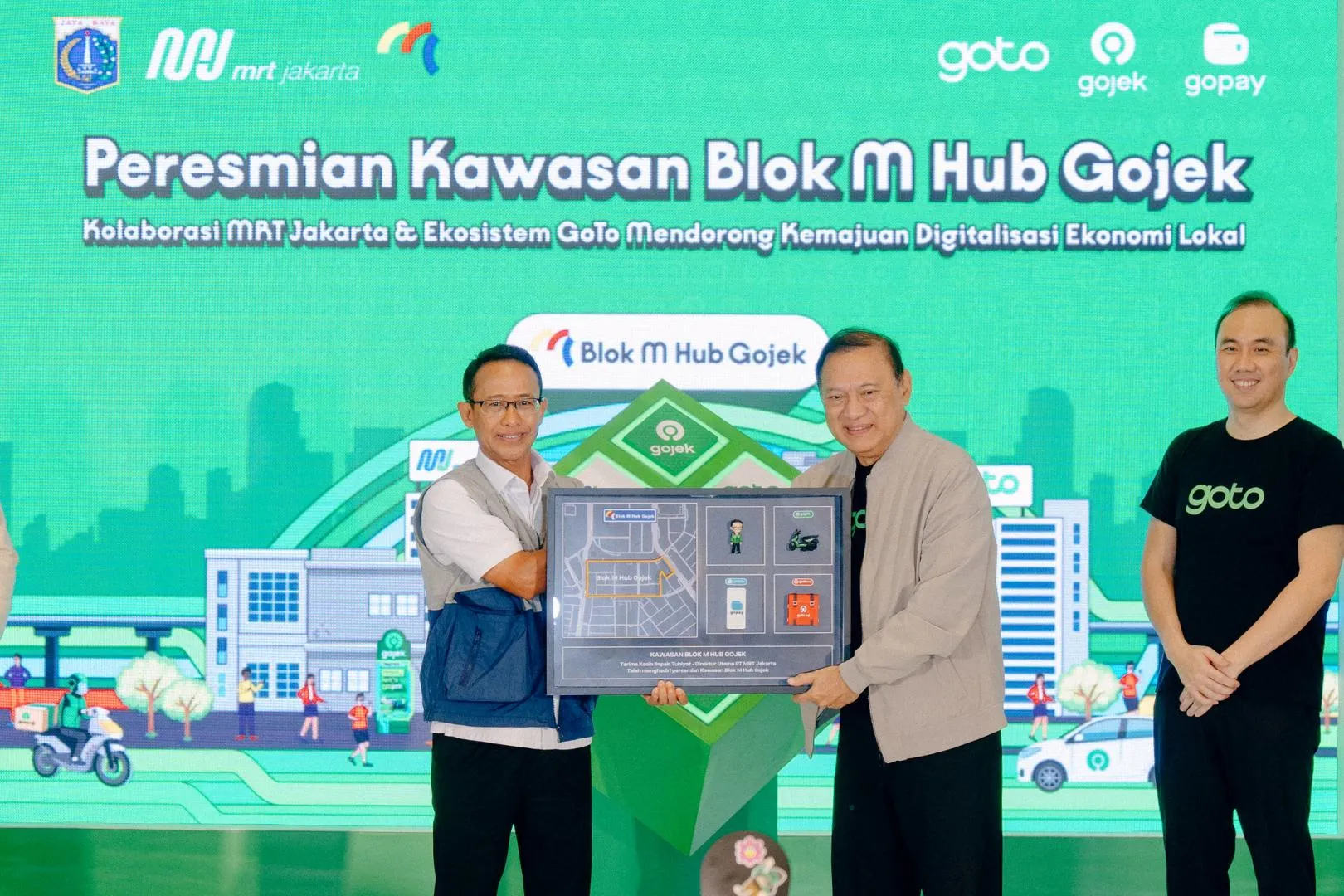 MRT Jakarta–GoTo Luncurkan Blok M Hub Gojek (Dok. Istimewa)