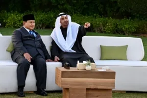 Prabowo Subionto dan Mohammed bin Zayed Al Nahyan Perkuat Investasi Strategis (Dok. SEKRETARIS PRESIDEN RI)