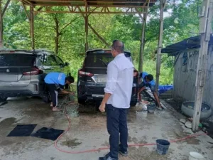 Lapas Atambua Perkuat Kemandirian Warga Binaan Lewat Pelatihan Jasa Cuci Kendaraan