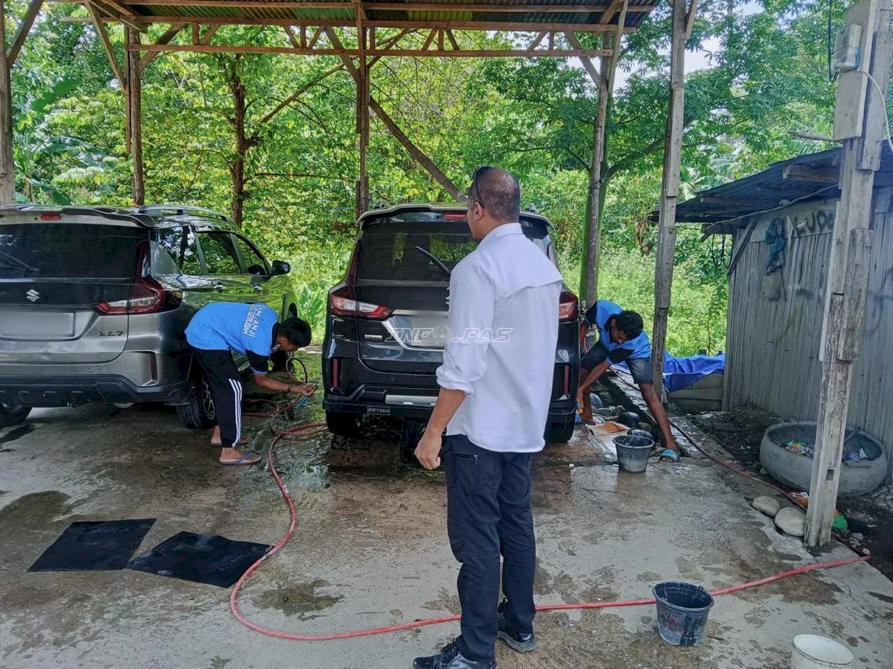 Lapas Atambua Perkuat Kemandirian Warga Binaan Lewat Pelatihan Jasa Cuci Kendaraan