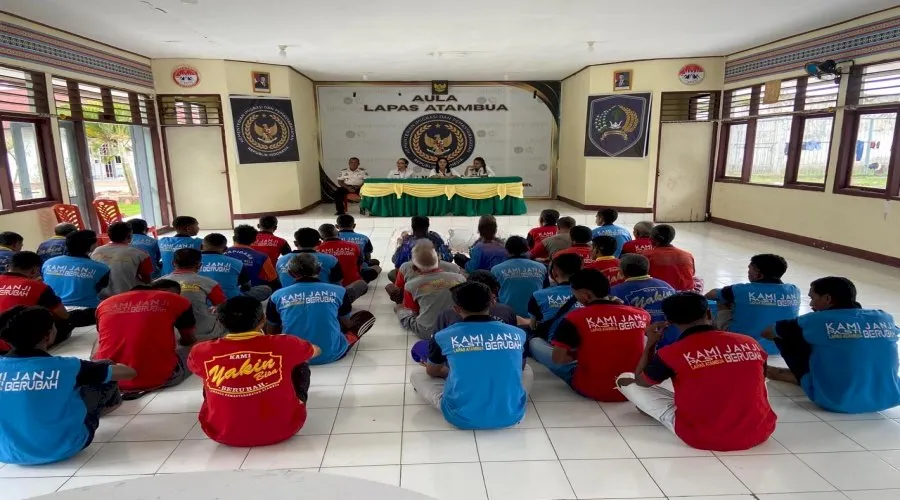 Lapas Atambua Perkuat Kesadaran Hukum Warga Binaan melalui Sosialisasi Pencegahan KDRT dan Pengeroyokan (Dok. Istimewa)
